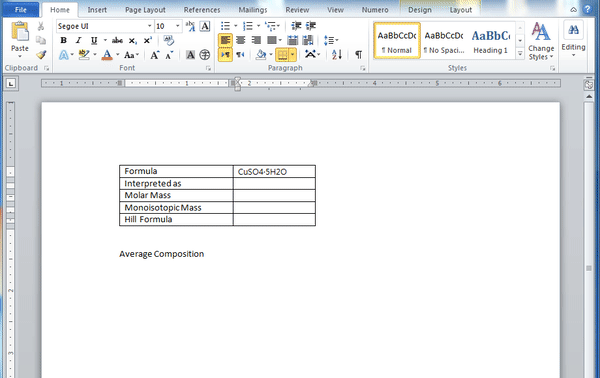 Molar Mass Calculator